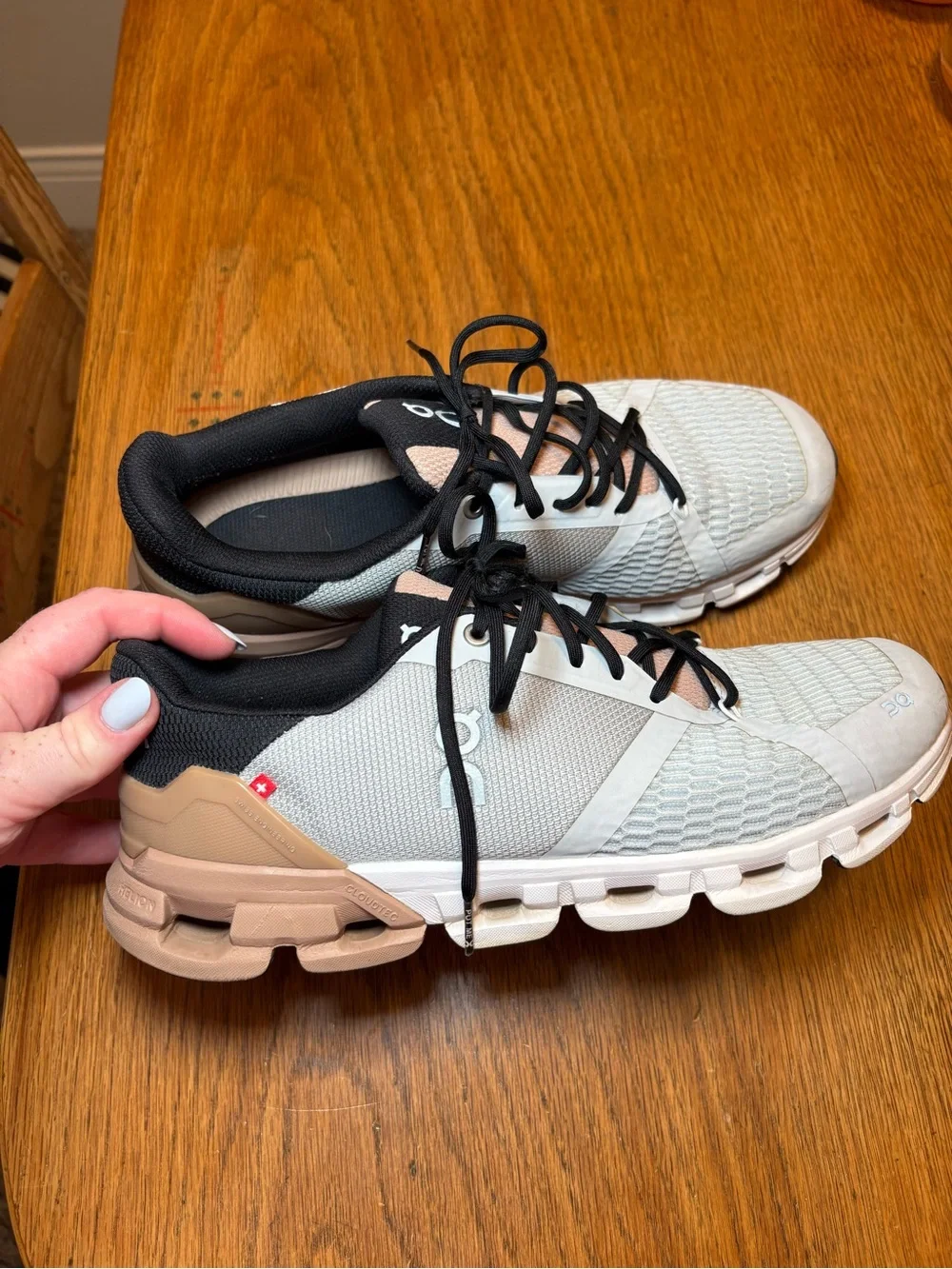 On Cloudflyer 3 Glacier Rosebrown Running Shoes Women’s 10.5